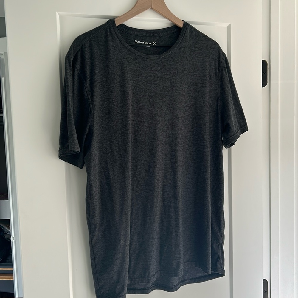 Outdoor Voices Cloudknit Active Top | Size XL | Charcoal